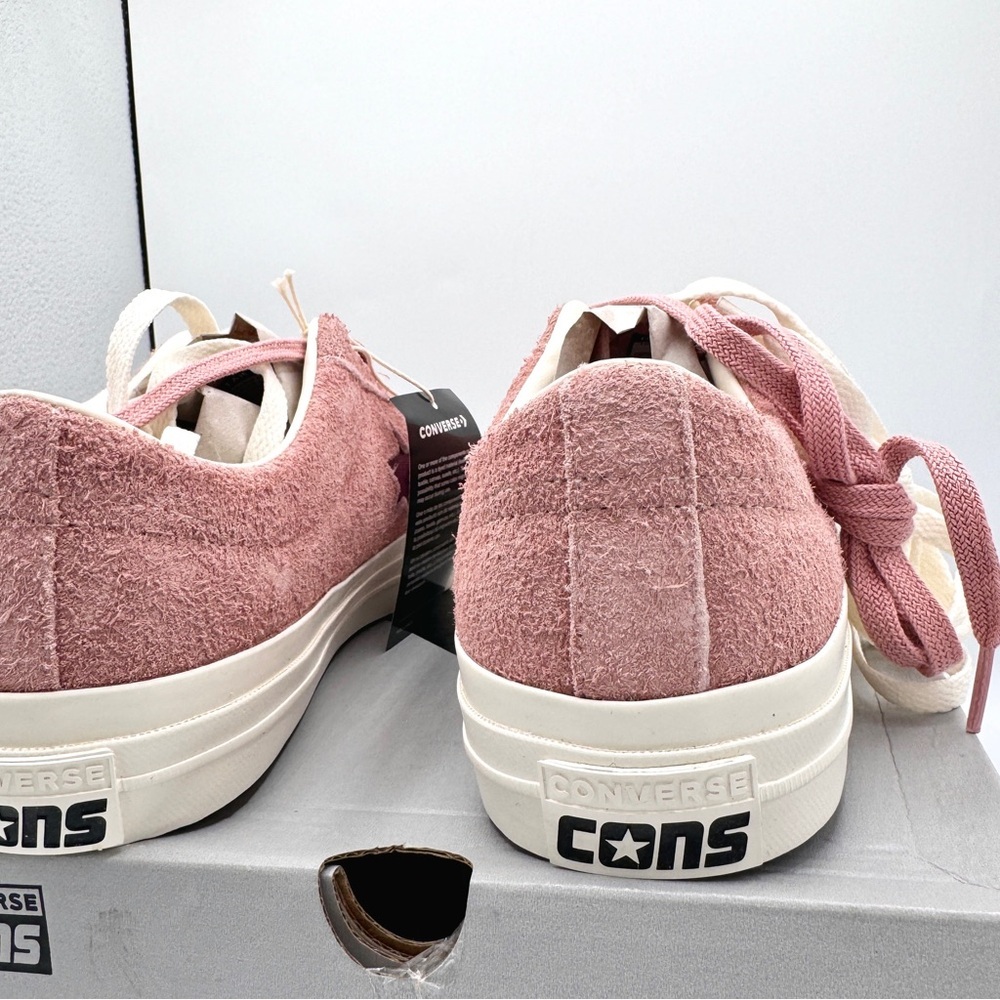 NWT Converse One Star Pro OX Shoes Cherry Vision Canyon Dusk Pink Suede Leather - Picture 15 of 16